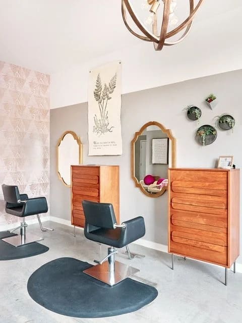 Inside the bex+Co.® South Lamar salon