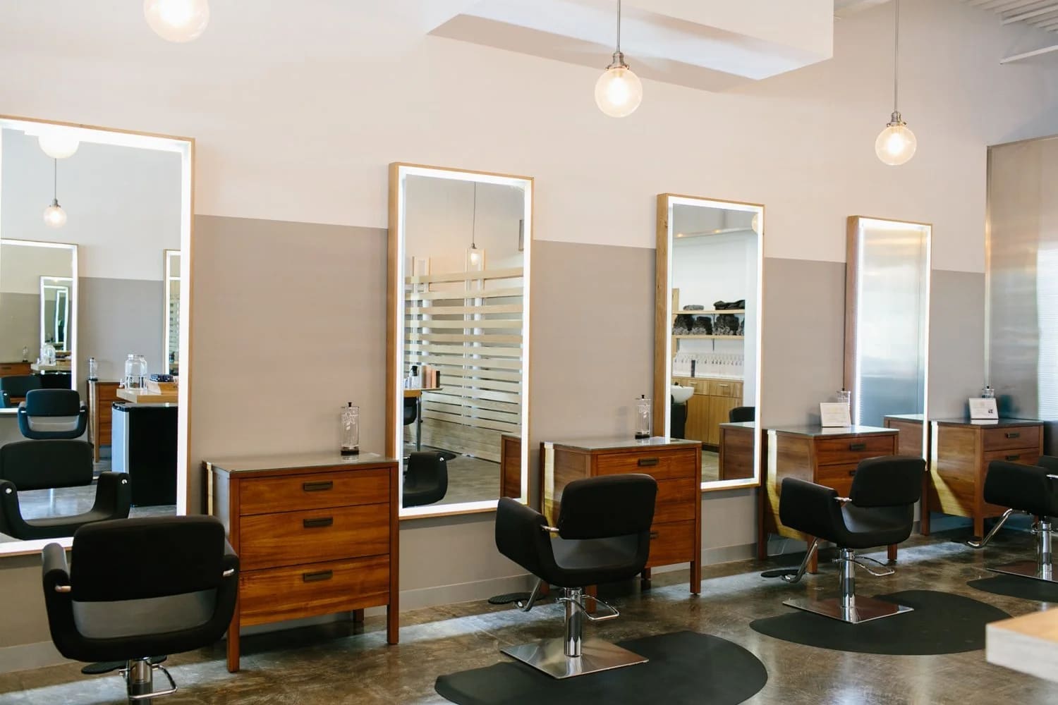 Inside the bex+Co.® The Domain salon