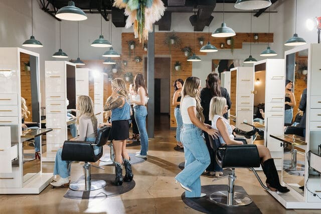 Inside a bex+Co. salon